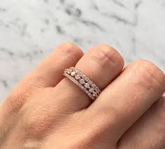 When being bold pays off, mark the moment with a set of rose gold stacking rings. Rose Gold Stacking Ring Set Eternity Ring Set Sterling Etsy In 2020 Gold Diamond Wedding Band Diamond Wedding Bands Gold Jewelry Sets