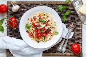 Bruschetta Pasta Mit Hahnchenstreifen Emmikochteinfach Rezept Leckere Pasta Rezepte Gerichte Mit Hahnchen Bruschetta