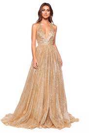 A N Luxe Saina Glitter Gown Gold Dresses Glitter Outfit Gowns
