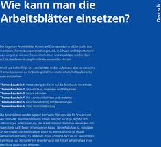 Es erscheint eine auswahl von arbeitsblättern, welche durch anklicken geöffnet werden können. Wie Kann Man Die Arbeitsblatter Einsetzen Pdf Kostenfreier Download