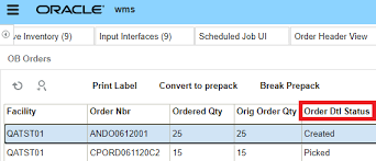 Oracle Warehouse Management Cloud 20c What S New