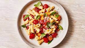 Burst Cherry Tomato Pasta Recipe Cherry Tomato Pasta Cherry Tomato Sauce Tomato Pasta Recipe