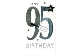 95 Jaar Grote Luxe Verjaardagskaart Happy 95th Birthday To You Muller Wenskaarten