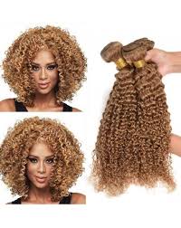 Brazilian deep wave 613 blonde human hair extensions 1/3 bundles curly hair weft. Brazilian Curly Hair Extensions Perfect Suit Hairstyle For You