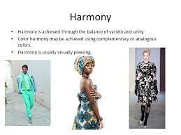 Harmony principle of design in fashion. Elements And Principles Of Design Ppt Video Online Download