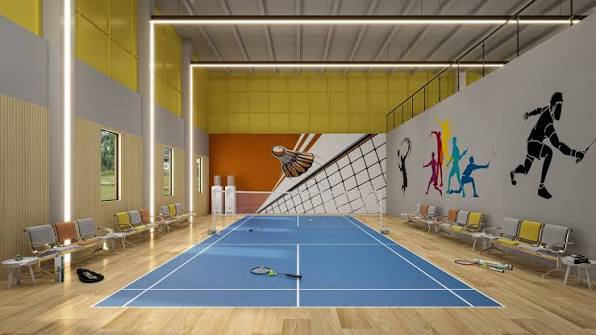 Every line, every light, every material designed with intention. From  competitive courts to relaxed leisure zones, this clubhouse is built to  balance performance and pause. Because great design doesn't just look good.