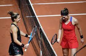 Maria sakkari page on flashscore.com offers livescore, results, fixtures, draws and match details. Andrea Petkovic Rechts Unterlag In Stuttgart Der Griechin Maria Sakkari Stuttgarter Nachrichten