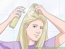 4 Ways To Get Yellow Out Of Your Hair Naturally Wikihow Natural Hair Styles Natural Gray Hair Grey Hair Care