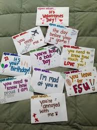 Shopping for your valentine is no easy feat. Eyecontactnsoftkisses Decided To Make Open When Letters For My Best Friend Diy Gifts For Him Long Distance Relationship Gifts Thoughtful Gifts For Him
