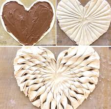Raspberry Nutella Puff Pastry Heart Easy Valentine S Dessert It S Always Autumn Recipe Nutella Puff Pastry Valentines Desserts Easy Valentine Desserts