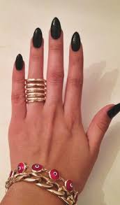 Matte Black Almond Shaped Nails Matte Black Almond Nails Google Search Black Almond Nails Almond Nails Almond Shape Nails
