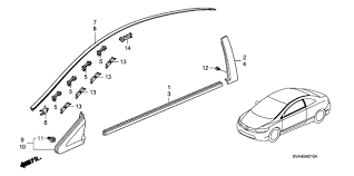 Detailed honda civic engine and associated service systems (for repairs and overhaul) (pdf) honda civic wiring diagrams we get a lot of people coming to the site looking to get themselves a free honda civic haynes. 2008 Honda Civic 2 Door Lx Ka 5mt Molding Honda Parts Now