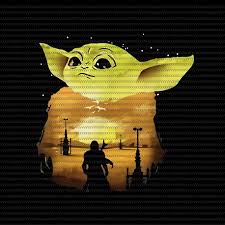 The Mandalorian The Child Baby Yoda Png Star Wars Png The Child Png T Shirt Design Png Star Wars Painting Star Wars Art Yoda Canvas