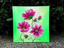 Die einzelnen blumen werden nun mit viel wasser und wenig acrylfarbe gemalt. Blumen Malen Acryl Fur Anfanger Easy Flowers Acrylic Painting For Beginners Youtube Blumen Malen Blumen Malen Acryl Blumen Kunst