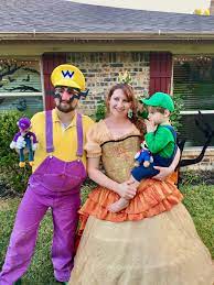 Wario, Princess Daisy , and Baby Luigi : rHalloweenCostume