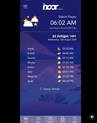 Imsak 05:48 am, subuh 05:58 am, zohor 01:22 pm, asar 04:46 pm, magrib 07:31 pm, isyak 08:45 pm 5 Kelebihan Aplikasi The Noor By Neelofa Yang Anda Patut Tahu
