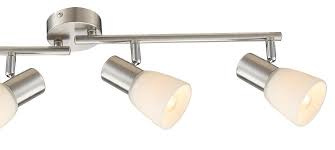 4 x 3,4w i 4x350lm i led platine i warmweiße lichtfarbe i aluminium. Led Deckenstrahler 4 Flammig In Mattem Nickel Design Etc Shop