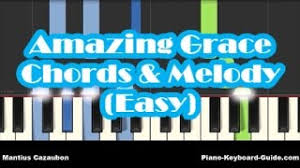 How to play 'amazing grace' by john newton, in the keys of g & f. How To Play Amazing Grace On Piano Easy Chords And Melody Notes Piano Tutorial Youtube