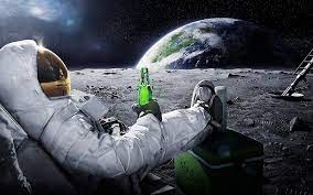 Hipwallpaper is considered to be one of the most powerful curated wallpaper community online. Astronaut Chilling On The Moon With Beer Wallpaper 1920x1200 Id 22917 Wallpapervortex Com