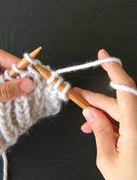 Pick up and knit into the stitch below the next stitch on your left needle. Working Into The Stitch Below Purl Soho