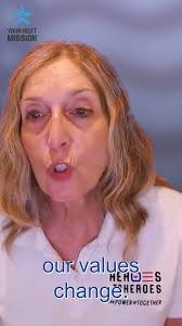 “What were the values you had before you left the military?”