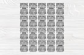 Download Vintage Birthday Svg 1981 2000 Birthday Shirts By Tonisartstudio Thehungryjpeg Com