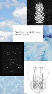 Wallpaper Aquarius Aesthetic Light Blue Aquarius Aesthetic Aquarius Art Aquarius
