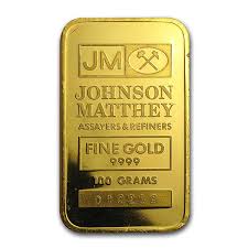 The company also refines platinum, gold. Johnson Matthey Gold Bar Kreditbank Luxembourg 100 G