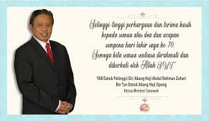 Tak lupa ucapan terimakasih atas semua do'a dan harapan untuk kebaikan anak kami di hari ulang tahunnya yang ke 10. Sarawakku Yab Datuk Patinggi Abg Jo Mengucapkan Terima Facebook