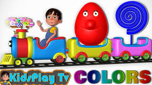 Learn Colors With Toy Trains Eggs And Lollipops Children Toddlers An Learning Colors Kids Playing Toy Train