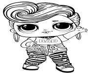 Lol surprise doll coloring pages are black and white images of cute toy dolls hidden in a ball, which quickly became popular among girls around the world. Coloriage King Bee Lol Boys Series Dessin Lol Surprise Hair Goals A Imprimer