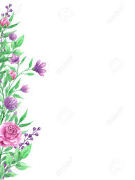 Let them guide your vision, which is unique for everyone. Watercolor Flowers Floral Composition Place For Text Frame Stock Photo Picture And Royalty Free Image Image 94580911
