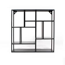 Elle vous permettra de rajouter une touche déco à votre intérieur en mettant de l'ordre dans votre maison. Etagere Murale Asymetrique Et Design En Metal Noir Made In Meubles