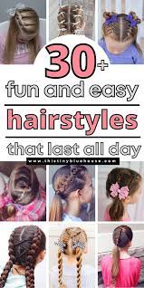 30 Cute And Easy Hairstyles For Girls Easy Little Girl Hairstyles Girls Hairstyles Easy Hair Styles