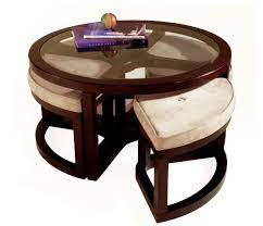 The most notable and base materials is carved out of dark made wood to check the dusky hues of the leather. Coffee Table With Chairs Underneath Off 54