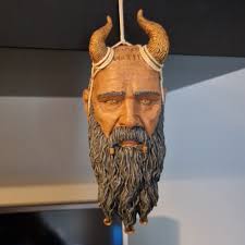 Mini God of War Mimir Head.