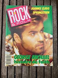 MAGAZINE ROCK N FOLK n°252 Georges MICHAEL, Johnny Clegg, Springsteen, EUR  12,00