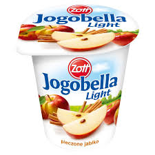½ l voćnog jogurta od jagode 20 dag šećera u prahu 1 vanilin šećer ½ l slatkog vrhnja jagode ( breskve iz konzerve) 3 vrećice želatine način pripreme: Zott Jogobella Jogurt Owocowy Light 150 G Sklep Kupiec