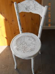 Shabby Chic Distressed Painted Bent Wood Chair Sold Wood Folding Chair Bentwood Chairs Wood Chair