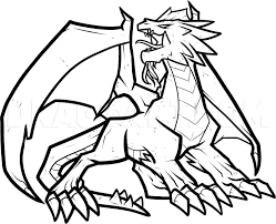 Draw another small circle on top of the slightly bigger circle to determine the space between the head, neck and body. How To Draw A Fire Dragon Fire Dragon Red Dragon Step By Step Drawing Guide By Dawn Dragoart Com