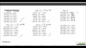 Signs Of Trigonometric Ratios At Different Quadrants