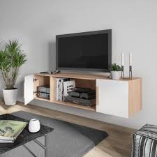 Maybe you would like to learn more about one of these? Meuble Tv Blanc Chene H 40 X L 160 X P 45 Cm Home Leroy Merlin