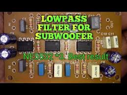 Subwoofer filter using opamp ne5532 for subwoofer power amplifier, adjust level, frequency and phase more info: Best Lowpass Filter For Subwoofer Ne5532 Ic Youtube