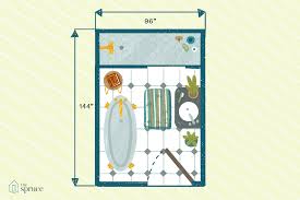 21 inches in front of the basin. 15 Free Bathroom Floor Plans You Can Use