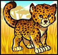 Cat face painting made easy! How To Draw Cartoon Cheetahs Realistic Cheetahs Drawing Tutorials Drawing How To Draw Cheetahs Drawing Lessons Step By Step Techniques For Cartoons Illustrations
