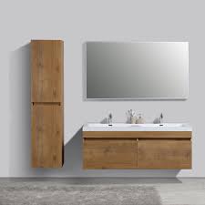Des double vasque pour toutes les salles de bains. Meuble De Salle De Bain Double Vasque Cubik 144 Cm