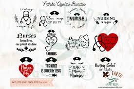 Nurse And Medical Quotes Bundle Graphic By Redearth And Gumtrees Creative Fabrica