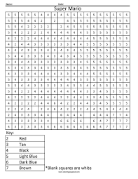 Super Mario Color By Number Coloring Squared Color By Number Printable Color Worksheets Math Coloring Share your thoughts, experiences and the tales behind the art.