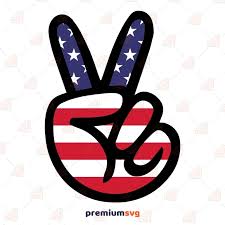 Download Usa Flag Peace Symbol Svg 4th Of July Svg Vector Files Premium Svg