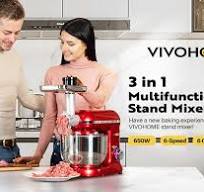 VIVOHOME 3 in 1 Multifunctional Stand Mixer with 6 Quart ...
